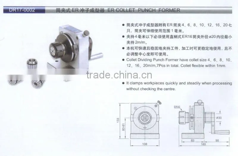 ER COLLET PUNCH FORMER