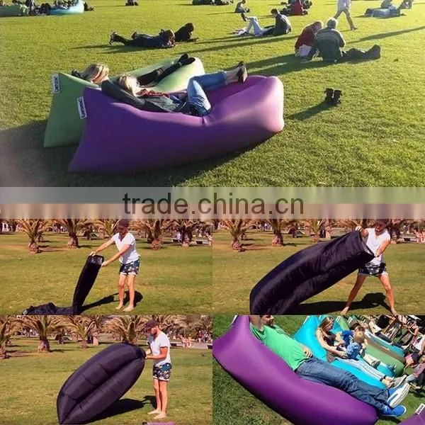 Good quality New premium fast filling waterproof inflatable bean air bag sofa