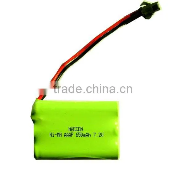 AAA NiMH Battery pack with 650mAh AAA NiMH Battery
