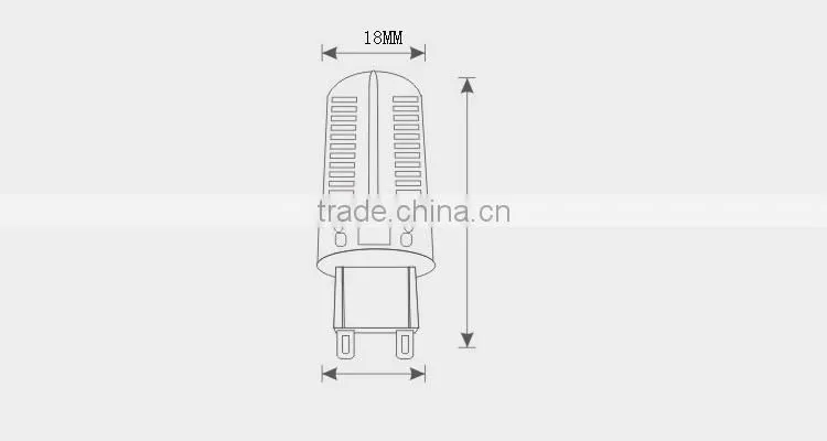 led corn light G9 5W 104PCS Bead SMD3014 led corn bulb 110-220V
