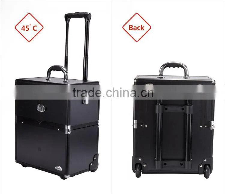 Sunrise Beauty Makeup Aluminum Professional Beauty Trolley Case