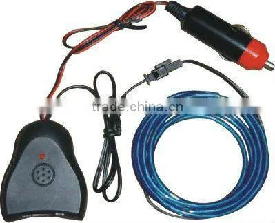 EL Wire Set EL Lighting Wire with 12VDC Car Sound Countrol Driver