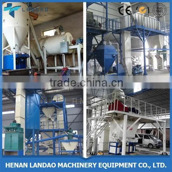 Professional manufacture wall building material plastering mortar production line