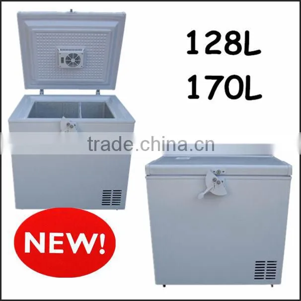 Solar and Electricity Power Source DC Compressor Solar Refrigerator
