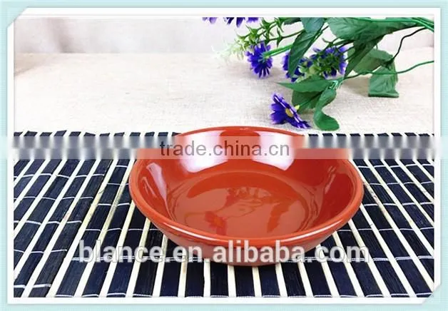 ceramic tray small design terracotta plate red