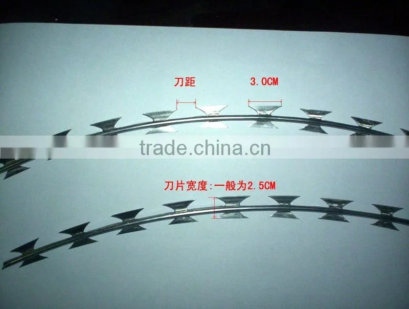 Galvanized Razor Barbed Wire/PVC iron barbed wire (supplier)