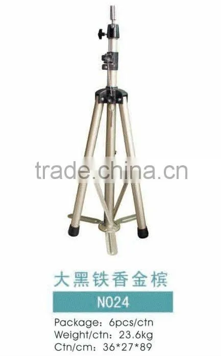 professional salon training metal head display stand