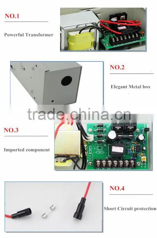wholesale 12V 3a DOOR control system access control power supply