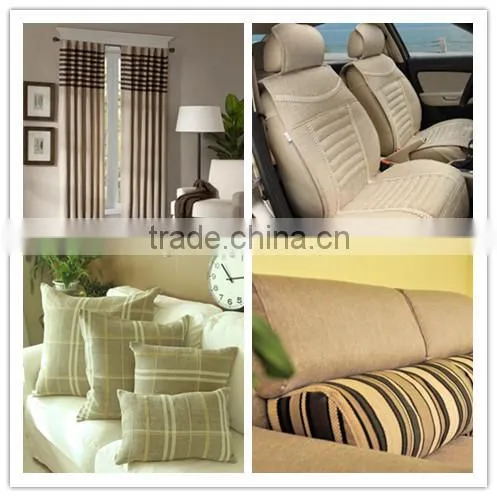 Faux linen with Pongee Backing for upholstery