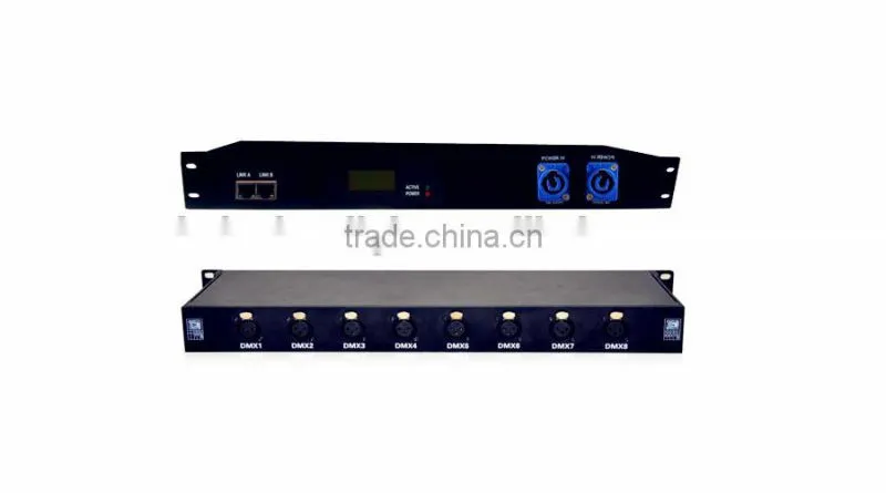 Art-Net DMX 8x512 3pin DMX lighting controller madrix compatible dmx output