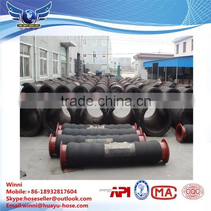 High Pressure 8 Inch Rubber Mud Pump Suction Hose 250 Psi