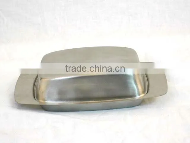 stainless steel butter dish