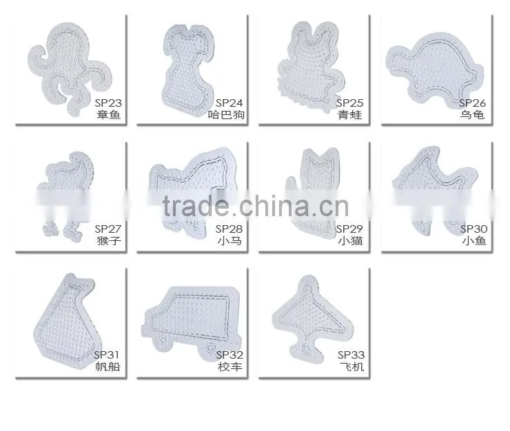 artkal direct selling plastic puzzle diy ironing beads plastic pegboard toys for children