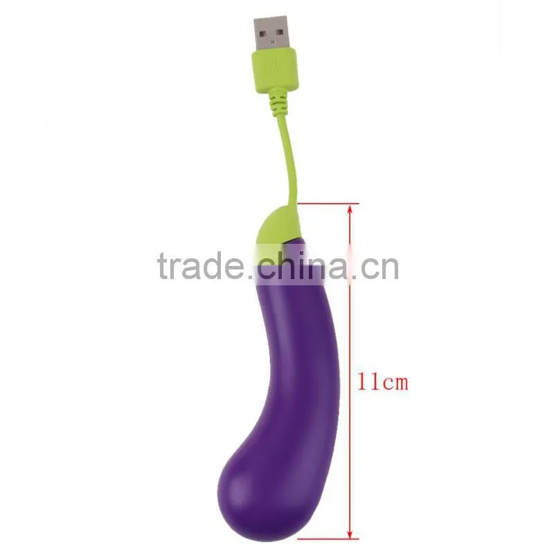 2015 Top Fashion Rushed Usb Hub Charging 1pc Cute Purple Eggplant Hub 4 Port Usb 2.0 Power Adapter For Computer & Networking