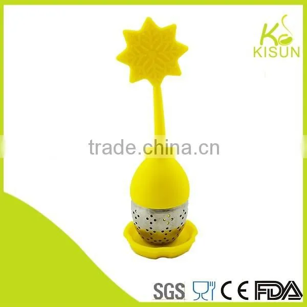 Xmas series coffee & tea tool stainless steel & silicone tea infuser
