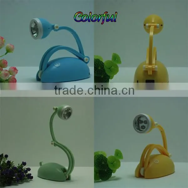 Smart Folding Lamp,Popular gift lamp,3-LED Changed & Folding Touchable Table LED Lamp.