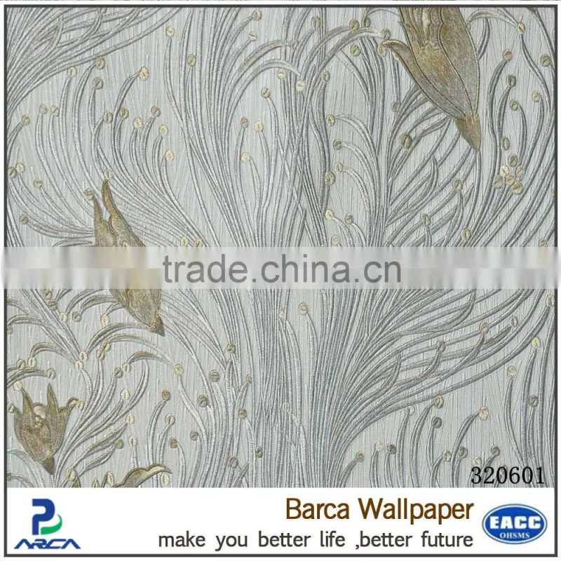 high quality pvc wallpaper for solvent printing