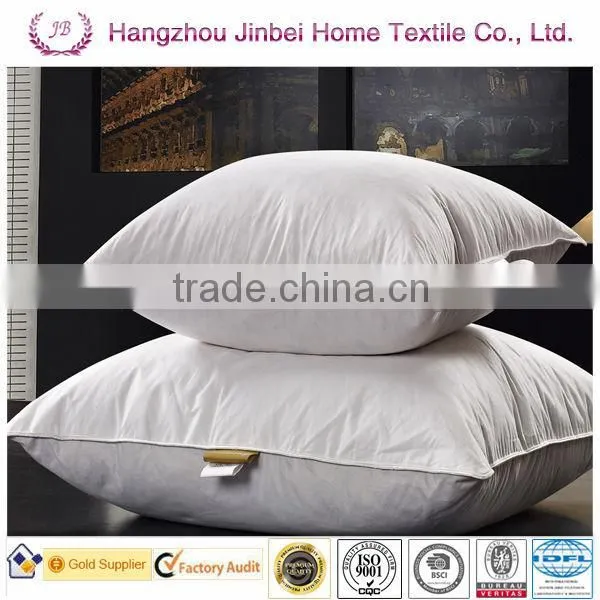 100% Cotton White down pillow/ cushion