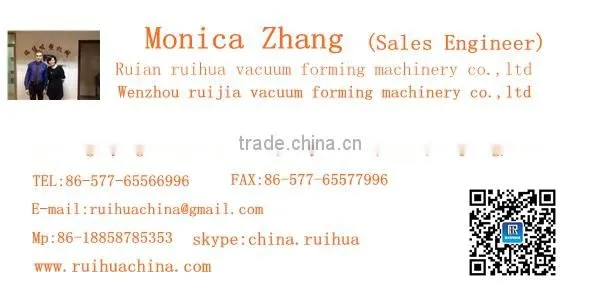 China honest thicker sheet vacuum forming machinery supplier