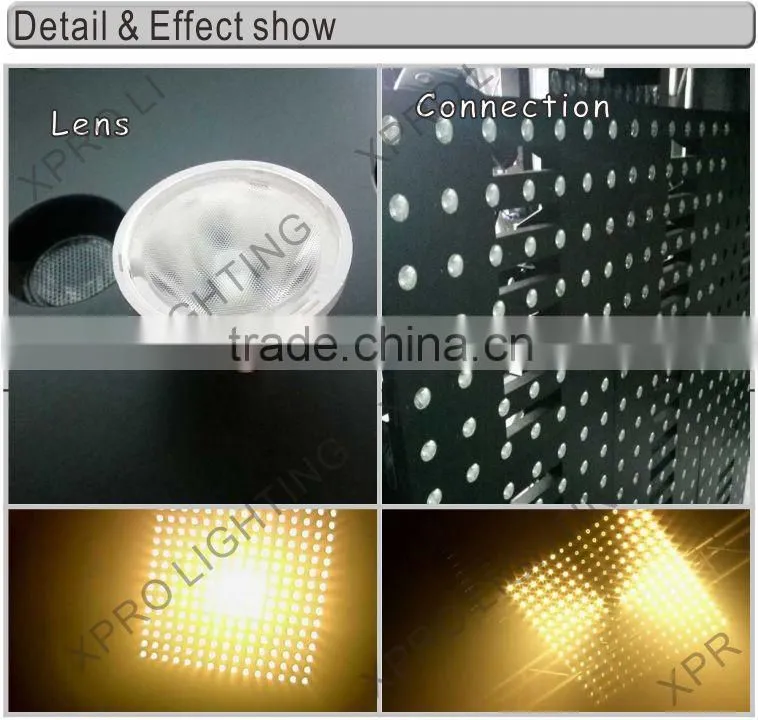 Portable led screen light 7x7 3W warm white led light DMX Stage led matrix blinder light