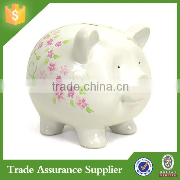 2015 Hot Sale Cheap Resin Pig Shaped Money Bank