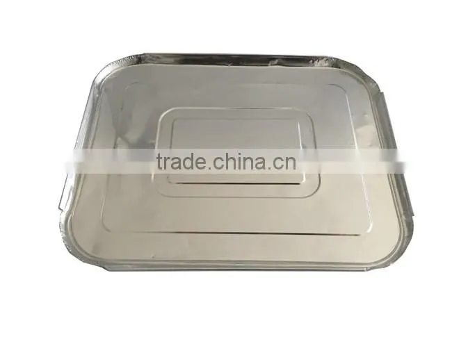 Pure aluminum foil container with aluminum foil cover, good partner, fresh