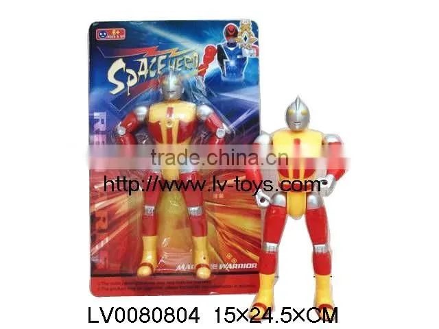 Super man toy robot with light for kids