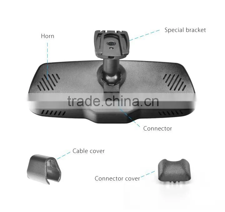 Germid Smart Rearview Mirror with Player and Wifi Mirror Link function