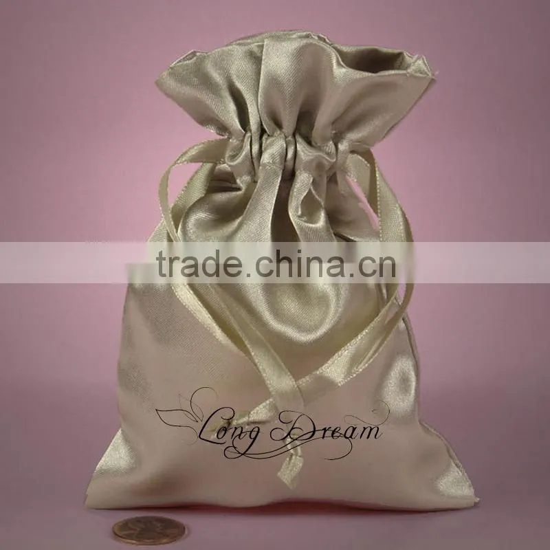 jewelry pouch bags with sliding ribbon