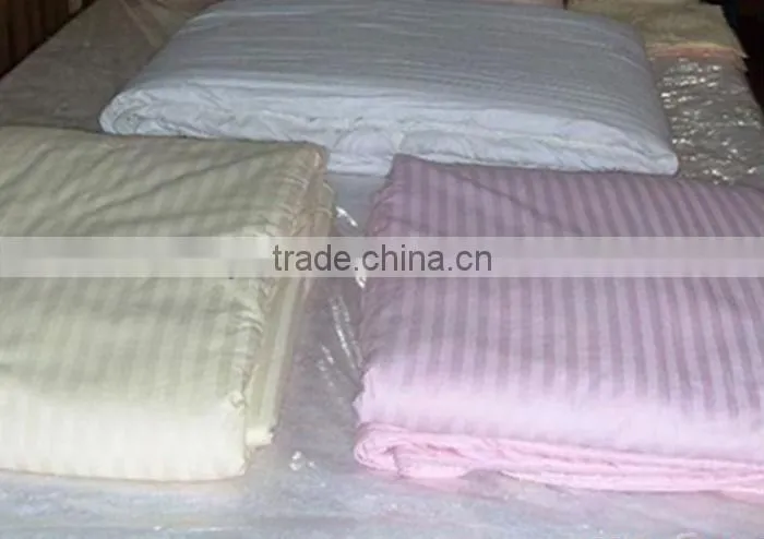 High Profit Hand Made Silk Comforter with blue stripe cover