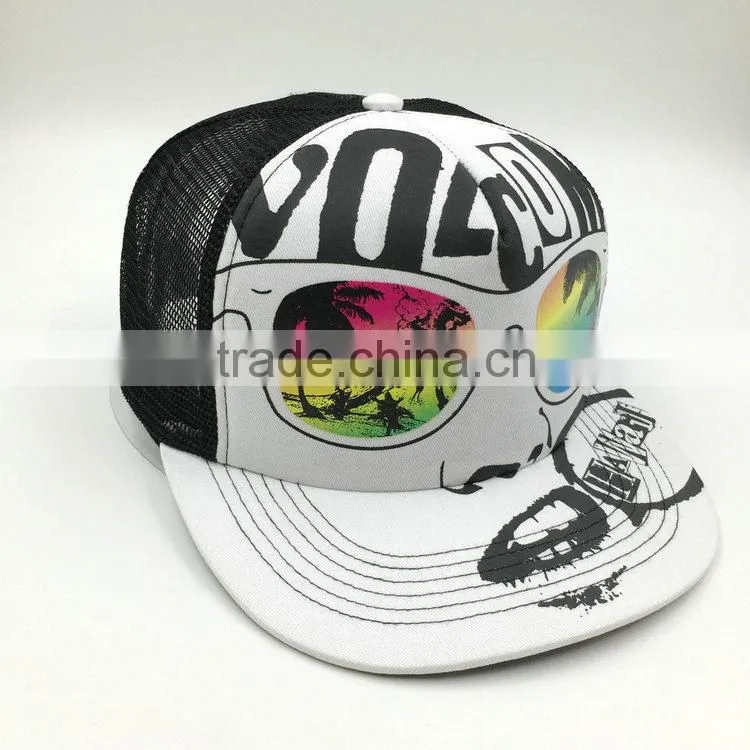 Digital printing cotton twill snapback japanese hat