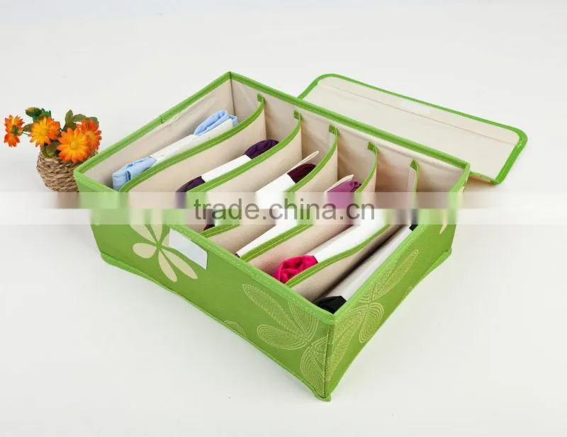 (JMLSNH006) Fashion Colourful Underwear Storage Boxes foldable fabric storage box