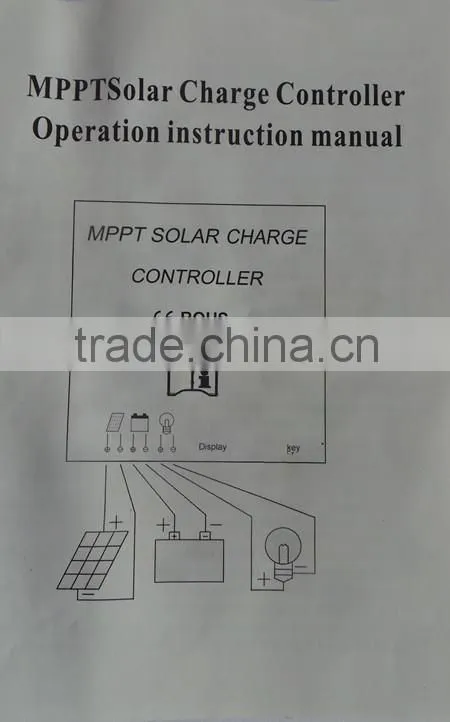 20a mppt solar charge controller air conditioner/generator electrical control panel waterproof IP68 12V 24V