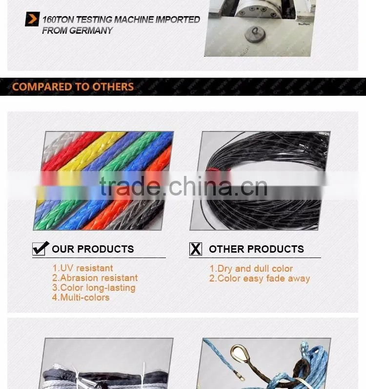 China wholesale Customized For pulling or lifting Popular winch bar rope