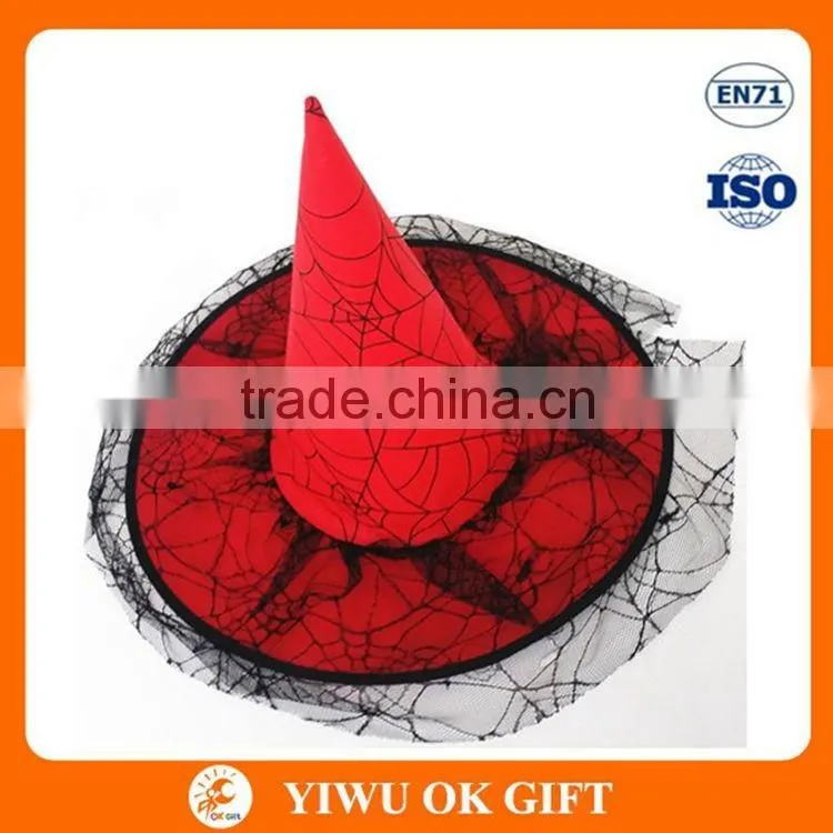 Wholesale Fancy Decorative Halloween Witch Hat with high quality