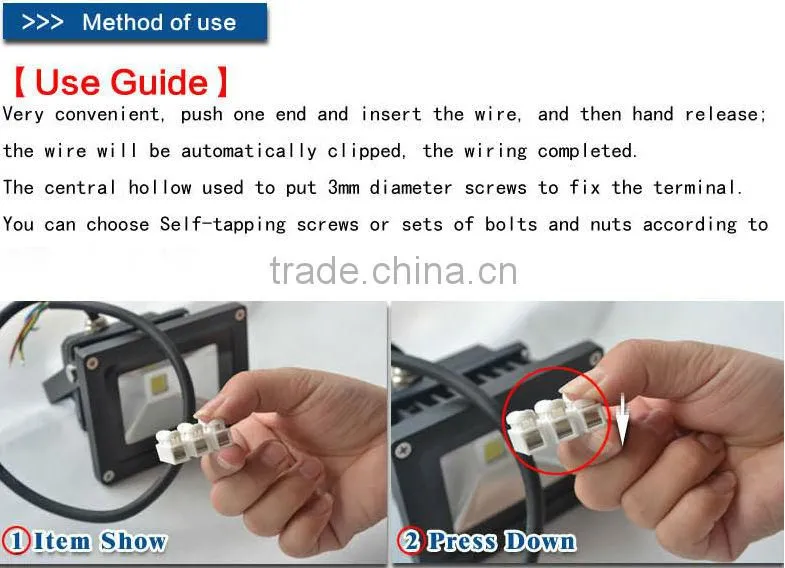 New Design Three-Wire Terminal Blocks 380V 10A CH3 Ceiling Lamp Accessories Lighting Fast Wire Cable Connectors