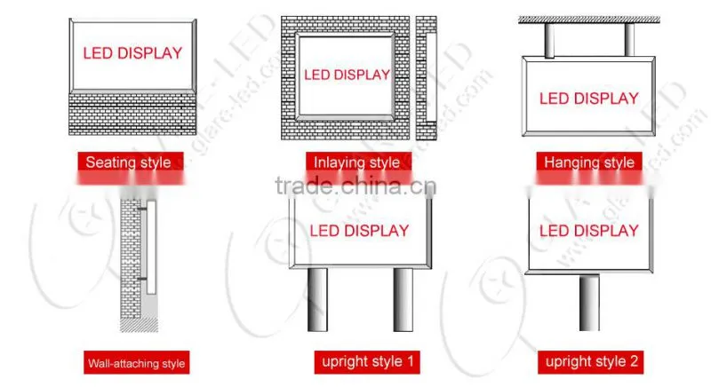 P10 led module 160x160mm RGB outdoor