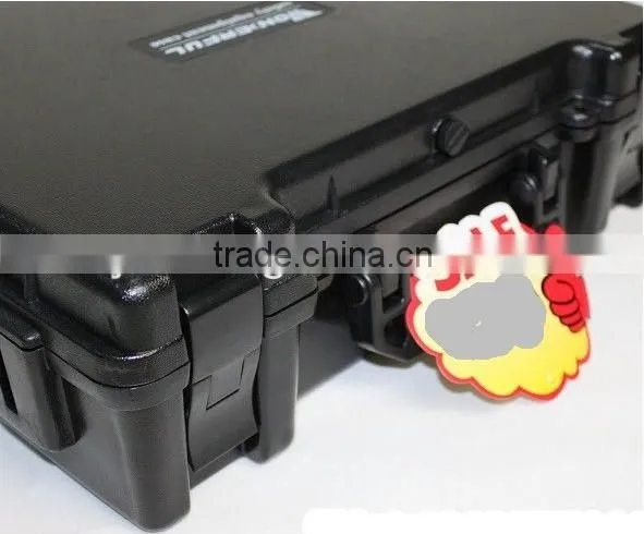 Wonderful waterproof dustproof rushproof equipment tool big safety case with foam and wheels