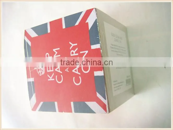 cute customized printing sticky note with wooden pallet