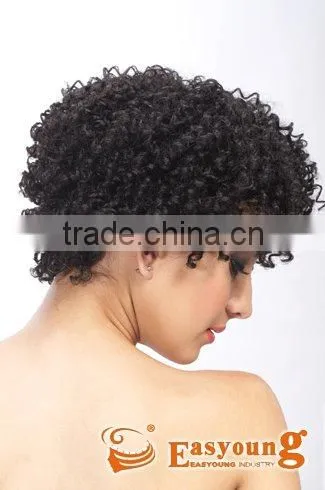 Synthetic afro curly hair wigs for african black women