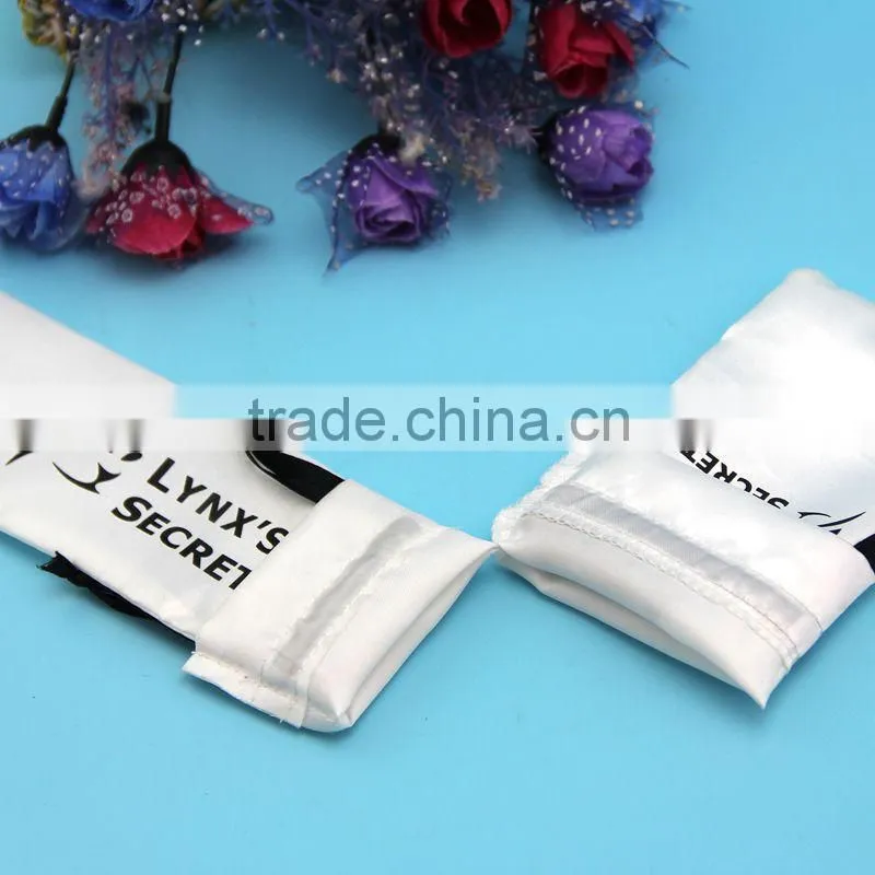 Latest new design Satin powerbank packaging bags with drawstring