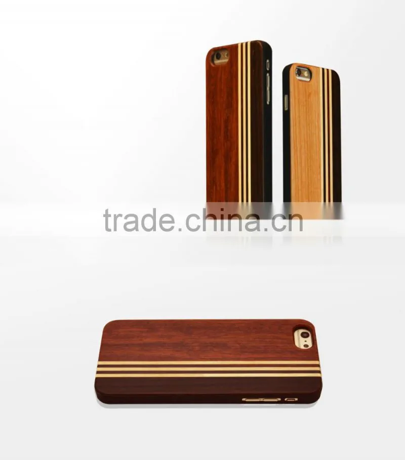 MOBILE PHONE CASE CUSTOMIZED in natural solid wood finish