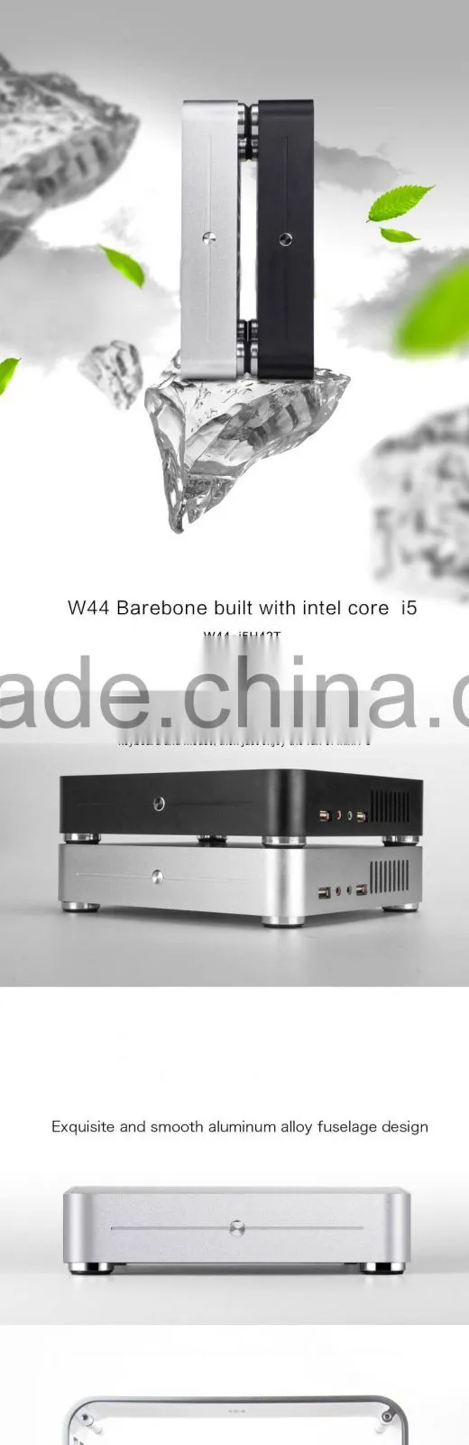 Realan e-Mini W44-i5H42T intel core i5 mini pc addroid
