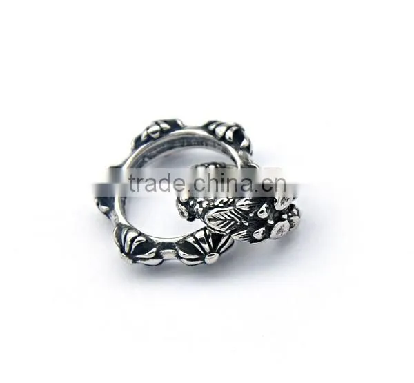 Wholesale fashion Pendant jewelry red wolf punk pendant stainless steel casting charm pendant