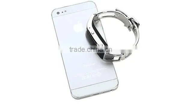 2016 New Fashion Metal Alloy Bluetooth D8 Smart Bracelet With Pedometer D8 Smart Bracelet Watch