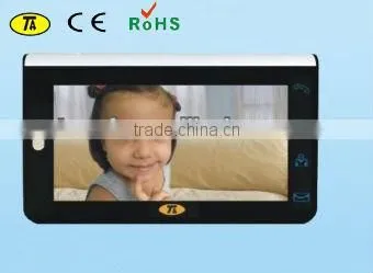 7 inch LCD display wireless color video door phone intercom system