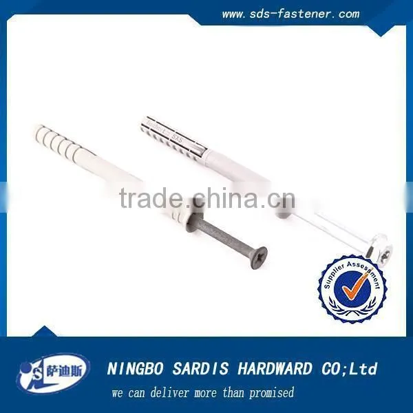 Grade 4.8 carbon steel yellow zinc plated hex bolt sleeve anchor for concrete