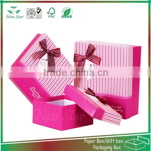 luxury custom design paper gift box, high quality cardboard paper gift packaging box