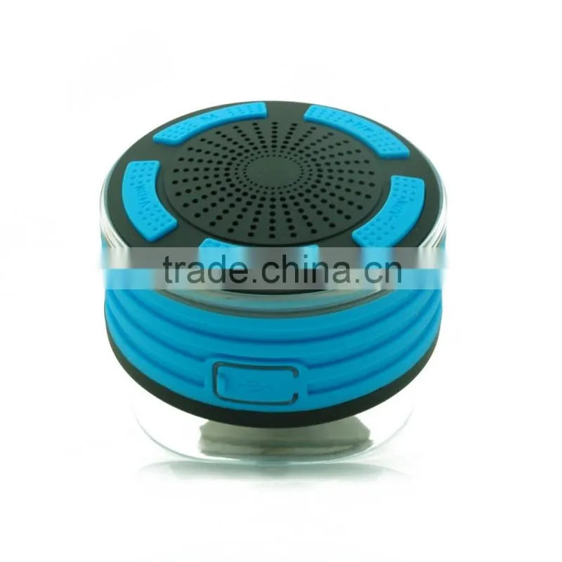 My speaker F013 white sky blue 5W powerful waterproof IP67 bluetooth speaker