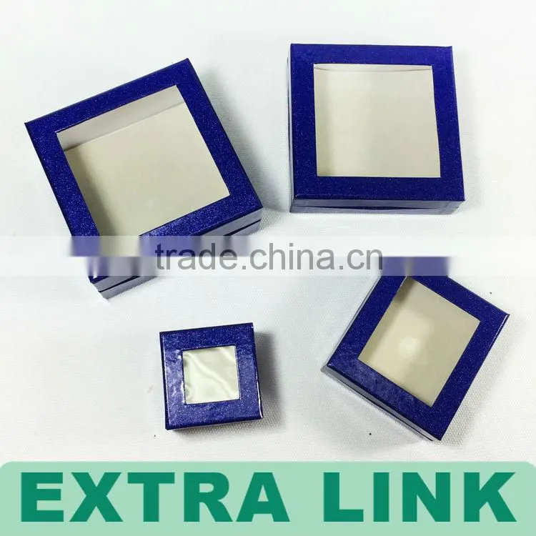 Wholesale Luxury Custom Design Cardboard Box With Clear Window